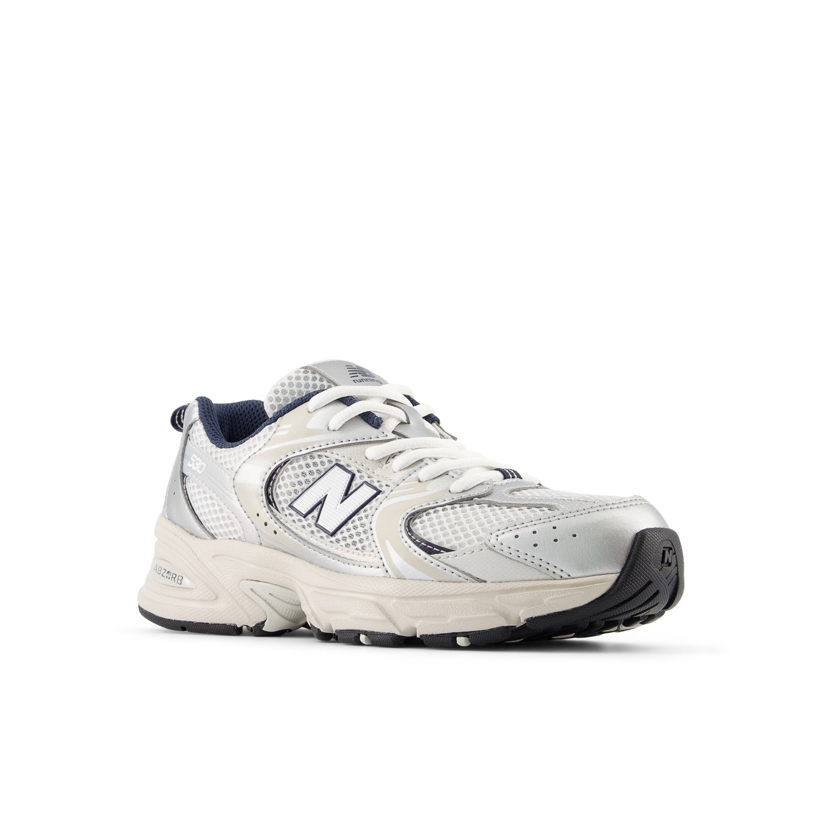New Balance Kid's 530 in Summer Fog with Nimbus Cloud and NB Navy Kid's Footwear