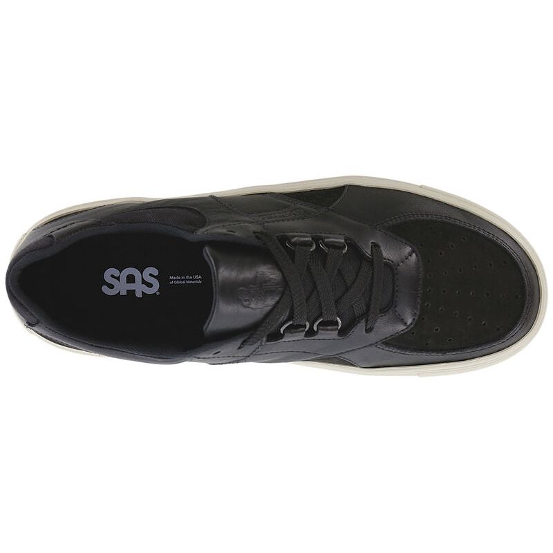 SAS Men's High Street Lace Up Sneaker in Black Ash