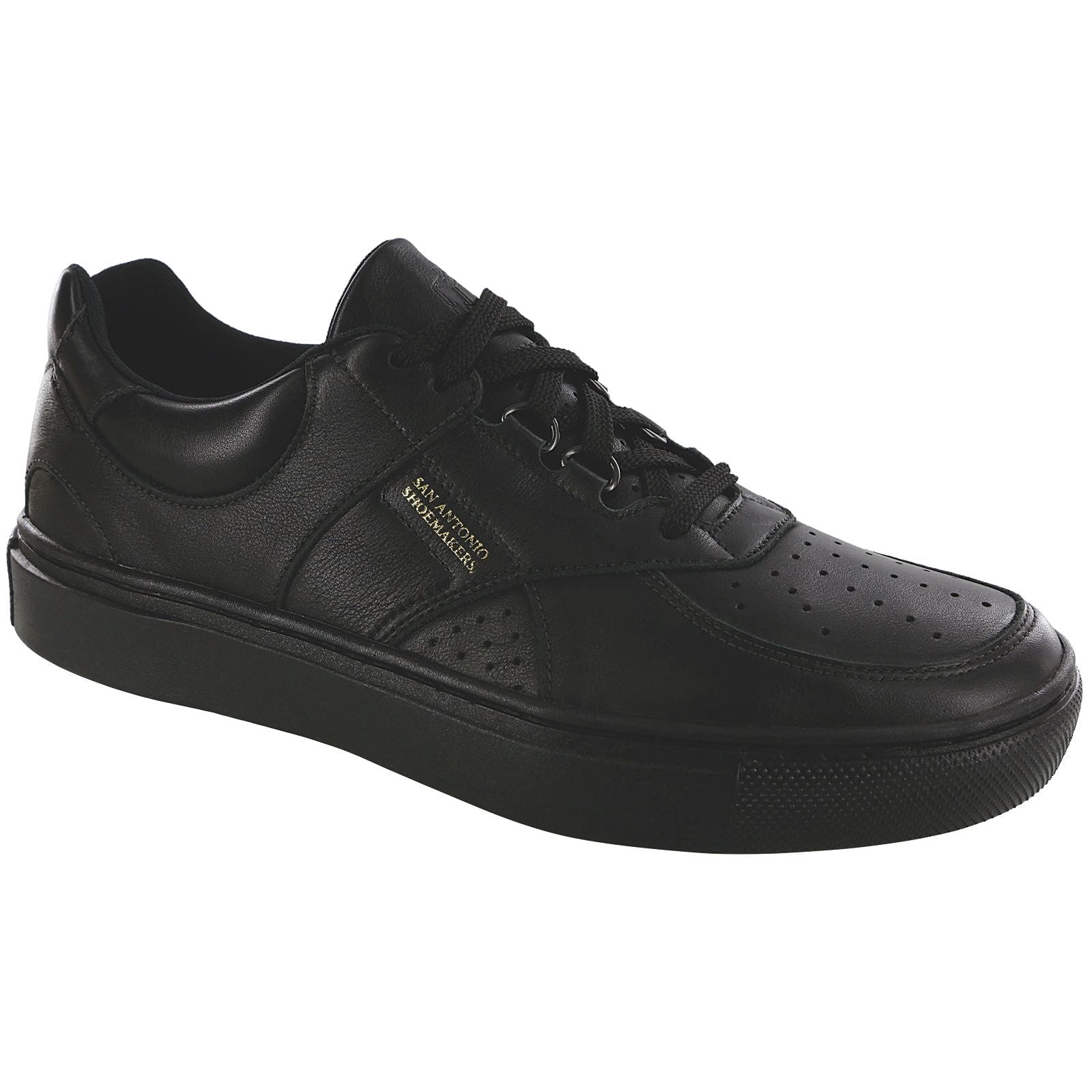 SAS Men's High Street Lace Up Sneaker in Matte Black