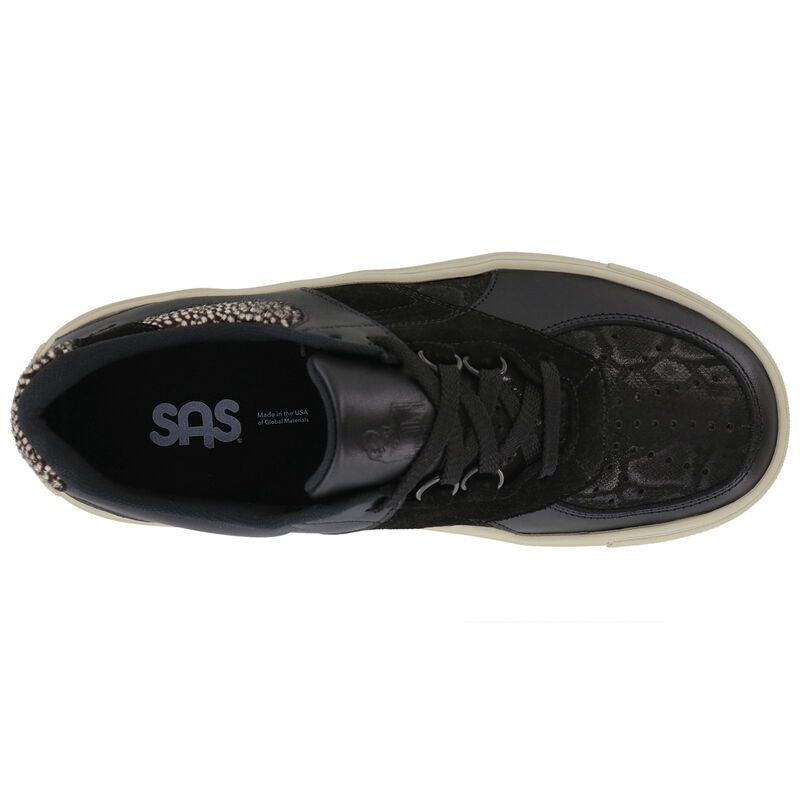 SAS Women's High Street-X Lace Up Sneaker in Black Chital