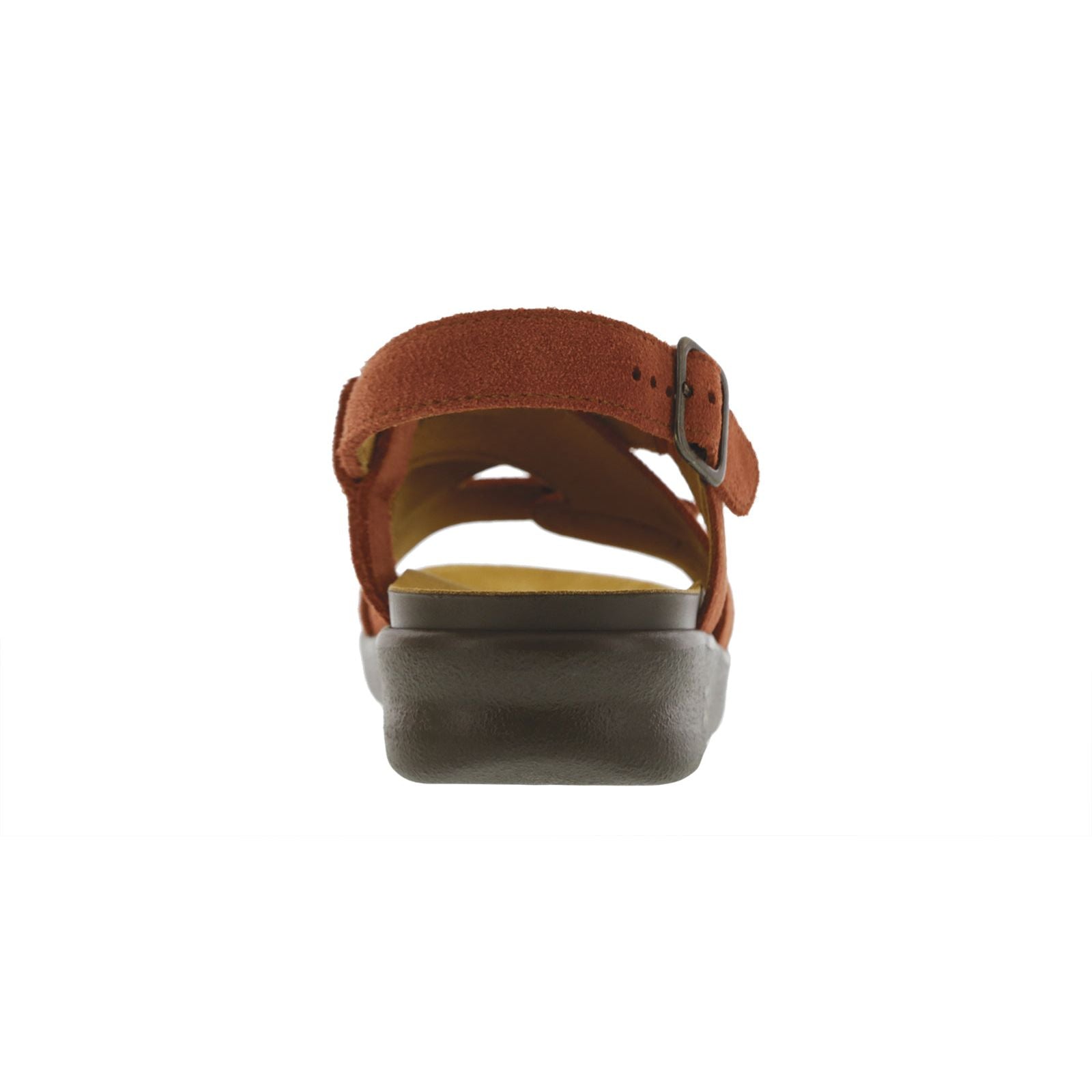 SAS Women's Huggy Heel Strap Sandal in Rust