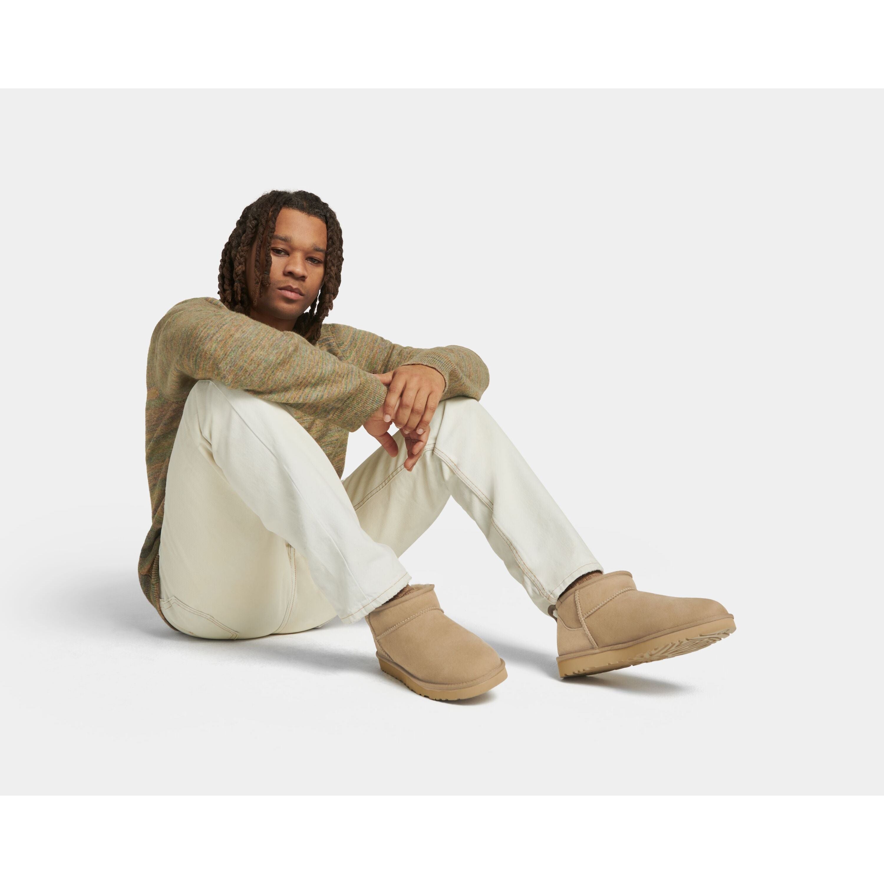 UGG Men's Classic Ultra Mini in Mustard Seed Men's Footwear