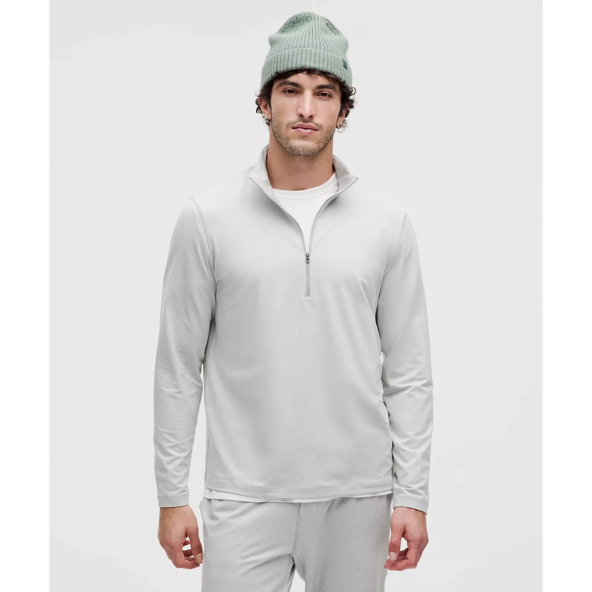 Lululemon Men's Soft Jersey Half Zip-Footprint USA