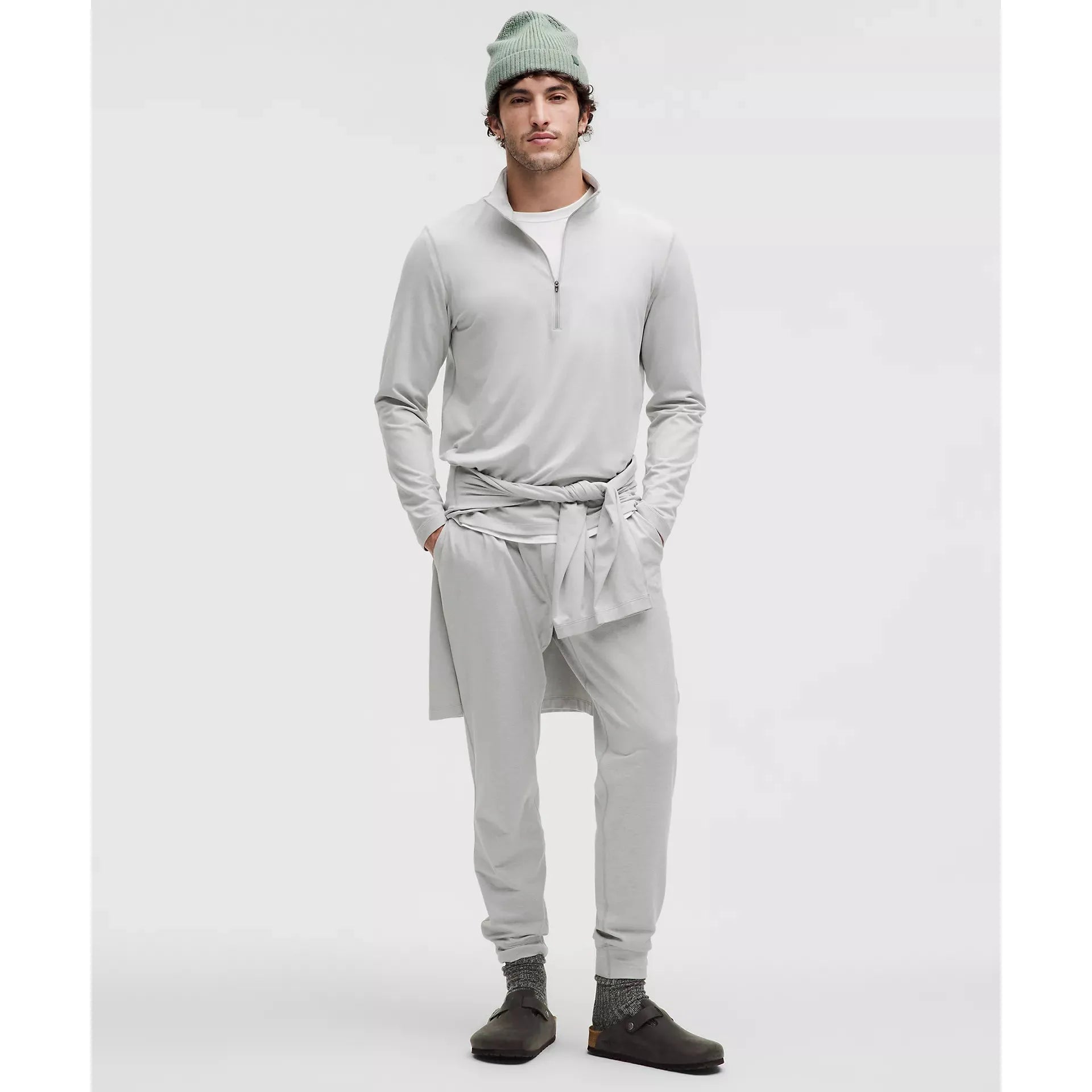 Lululemon Men's Soft Jersey Half Zip-Footprint USA