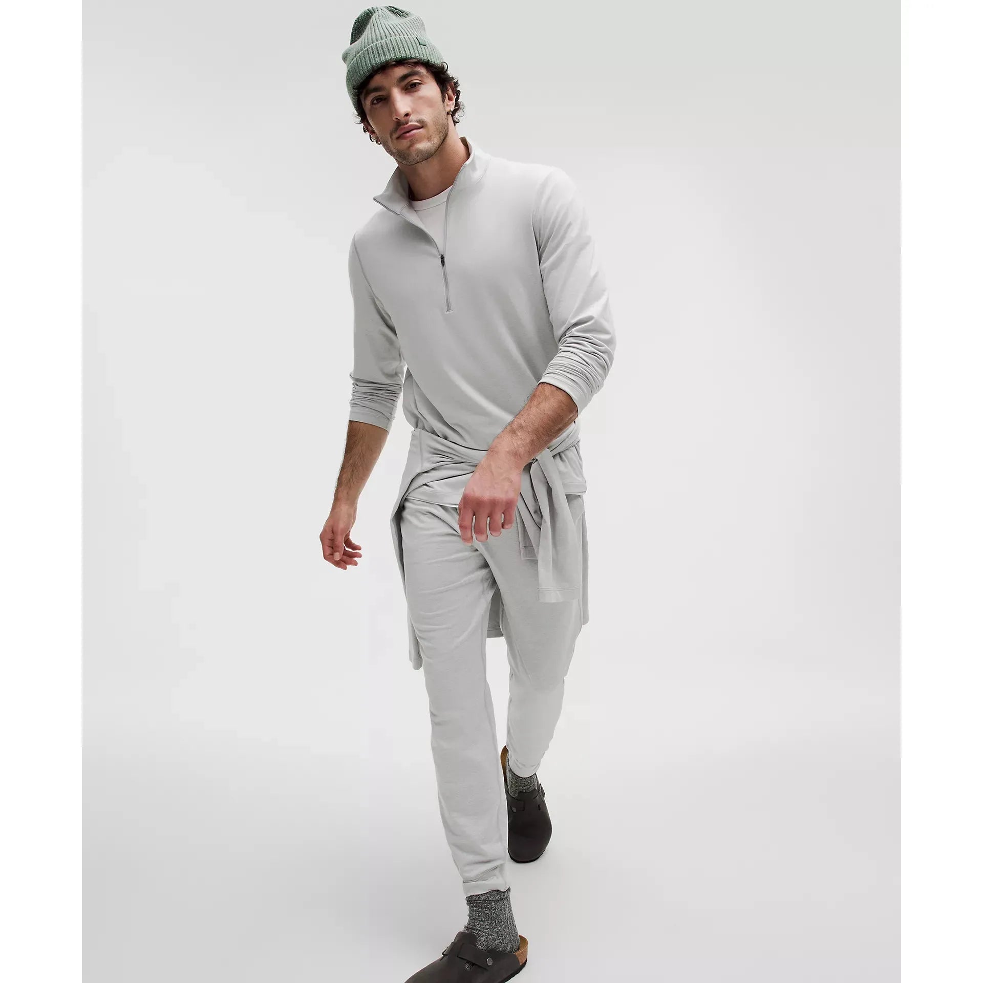 Lululemon Men's Soft Jersey Half Zip-Footprint USA