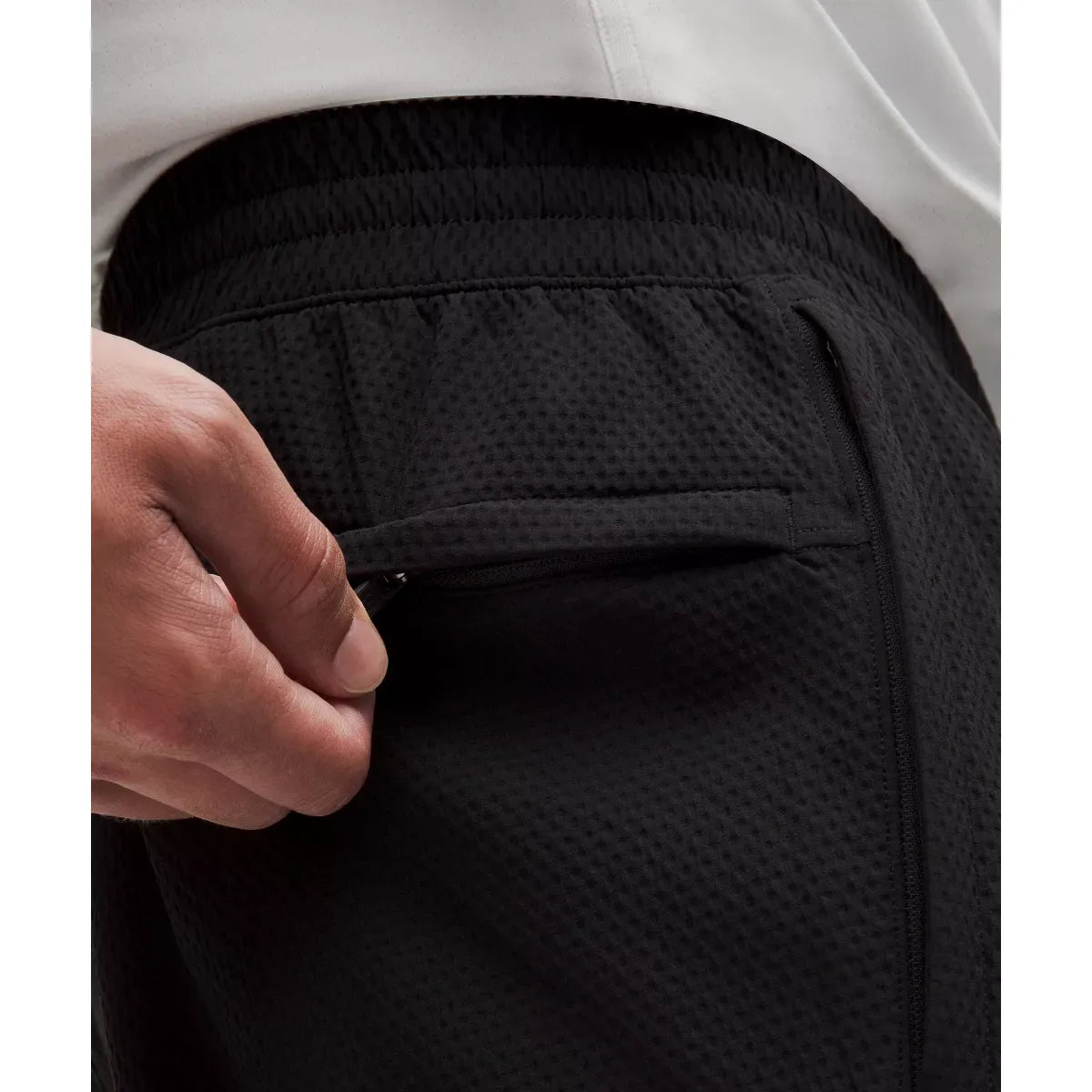 Lululemon Men's License to Train Textured Jogger Regular | Black