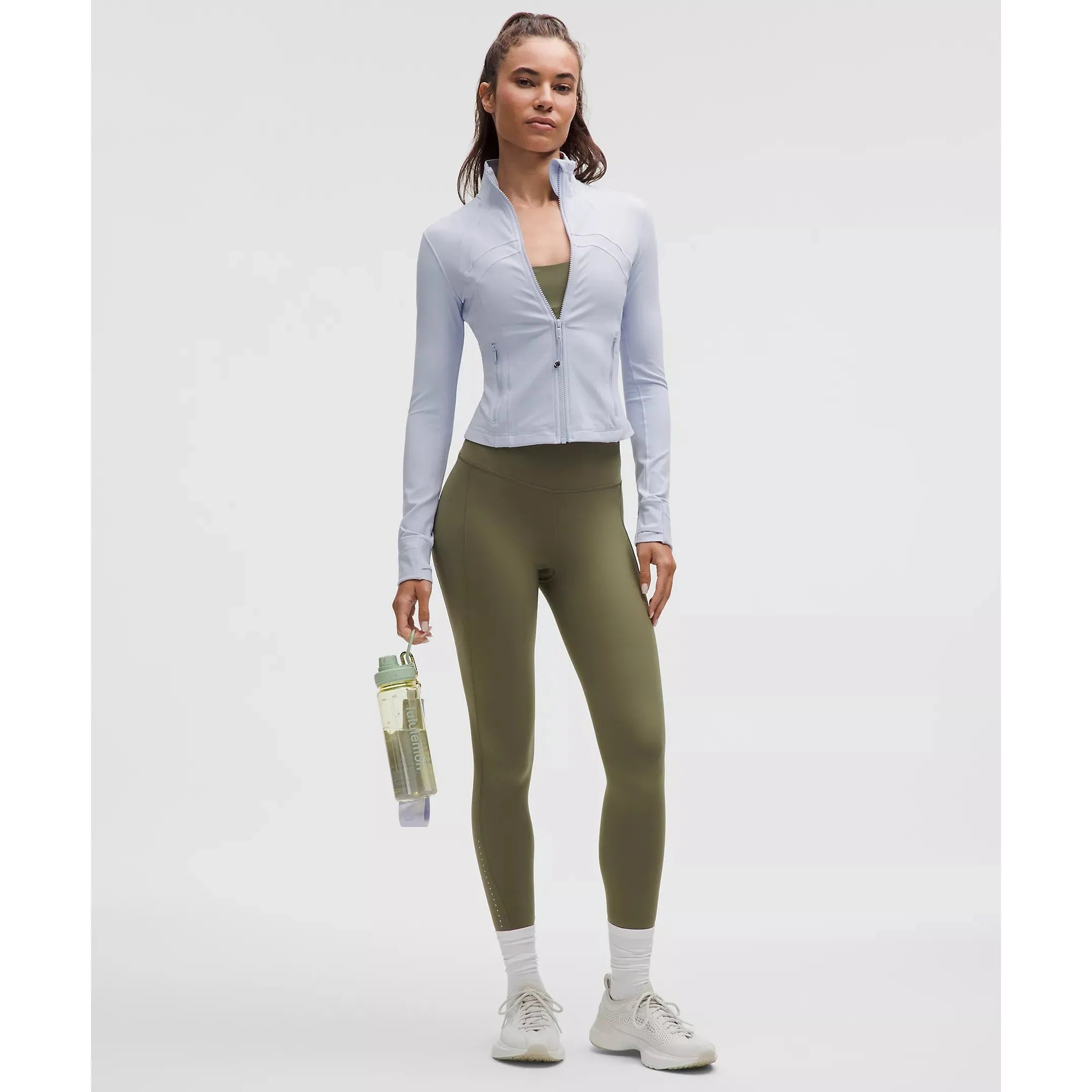 Lululemon Women's Define Cropped Jacket Nulu | Serene Blue