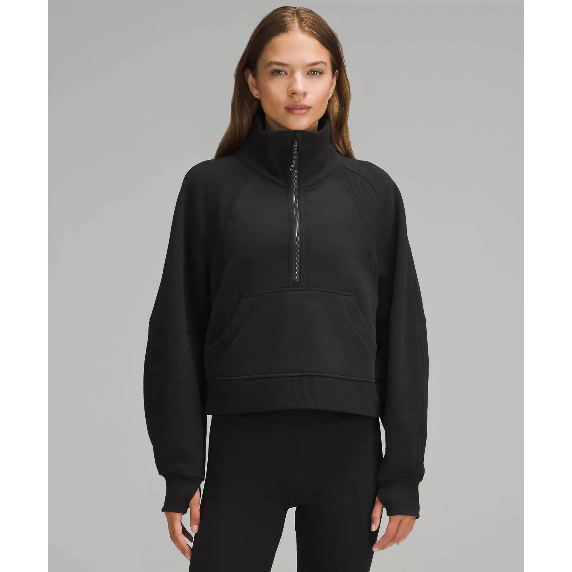 Lululemon Women's Scuba Oversized Funnel-Neck Half Zip