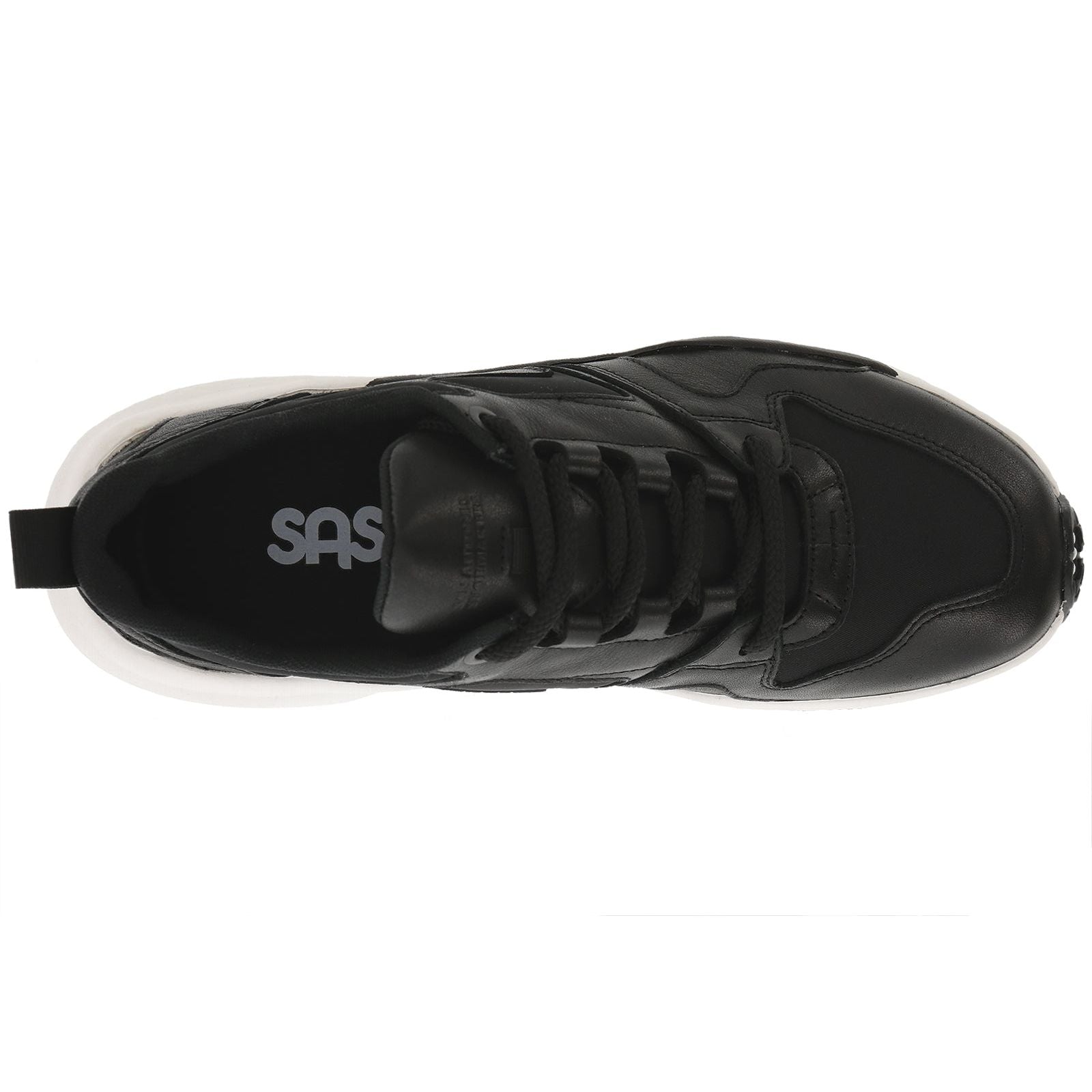 SAS Women's Low Country-X Lace Up Sneaker in Monochrome