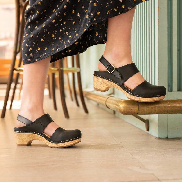 Dansko Woman's Lucia in Black Footwear