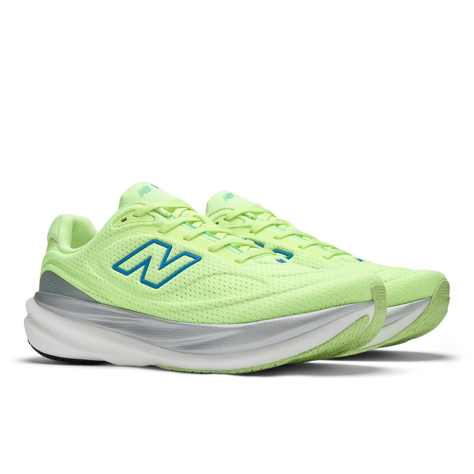 New Balance Men's 1080v15 in Afterglow with Blue Bird and Silver Metallic