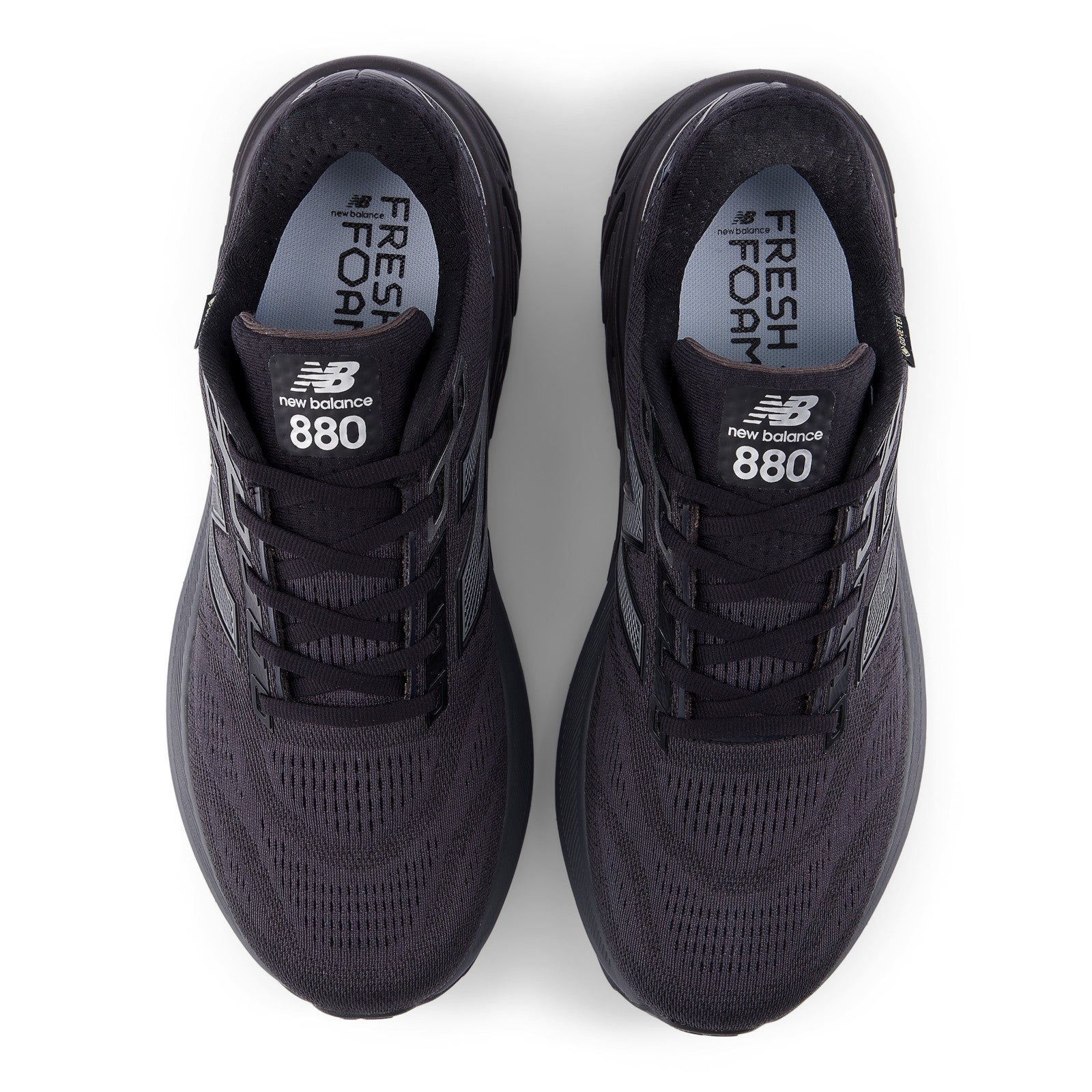 New Balance Men's Fresh Foam X 880v15 GORE-TEX® | Black with Castlerock and Silver Metallic