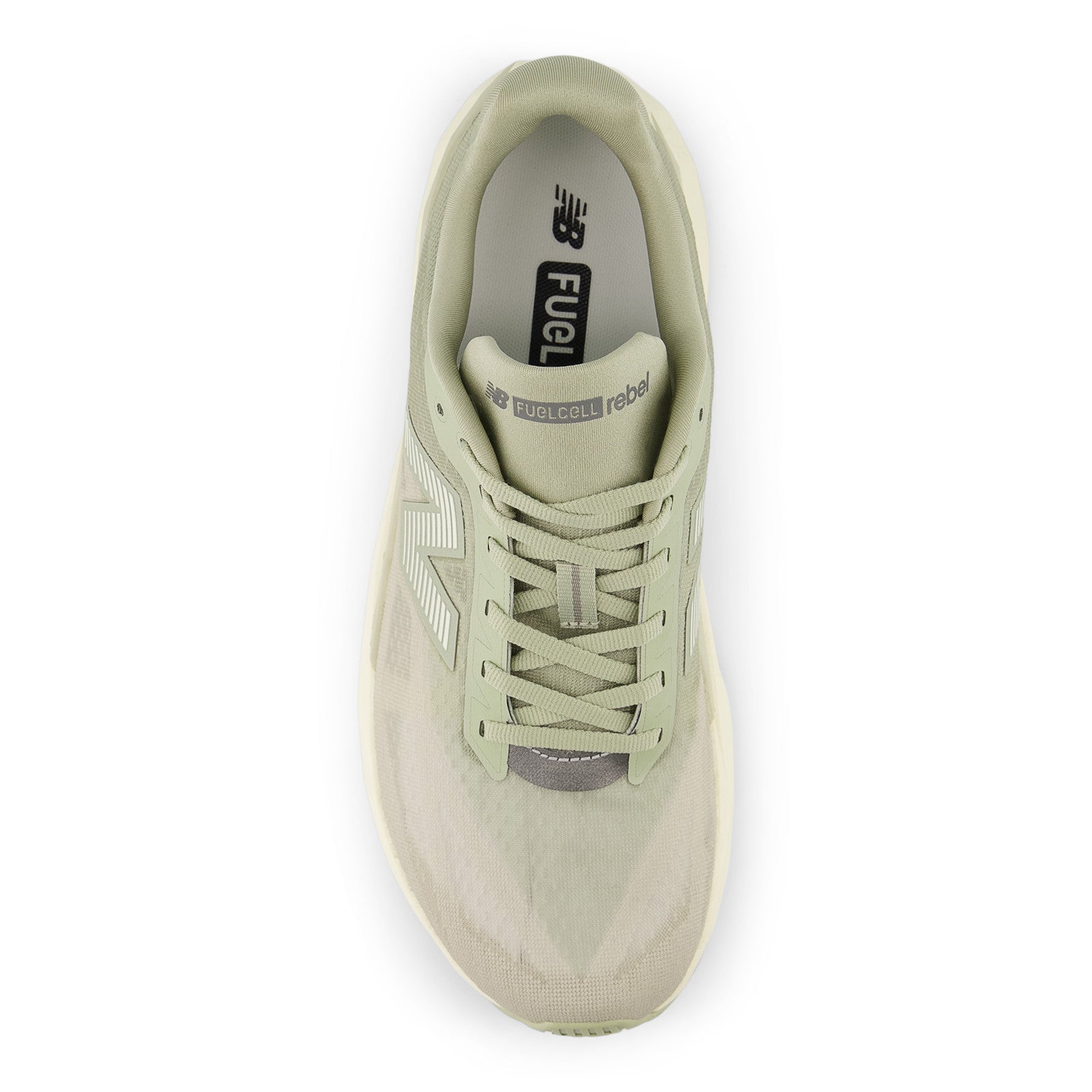New Balance Men's FuelCell Rebel v5 in Olivine with Shipyard