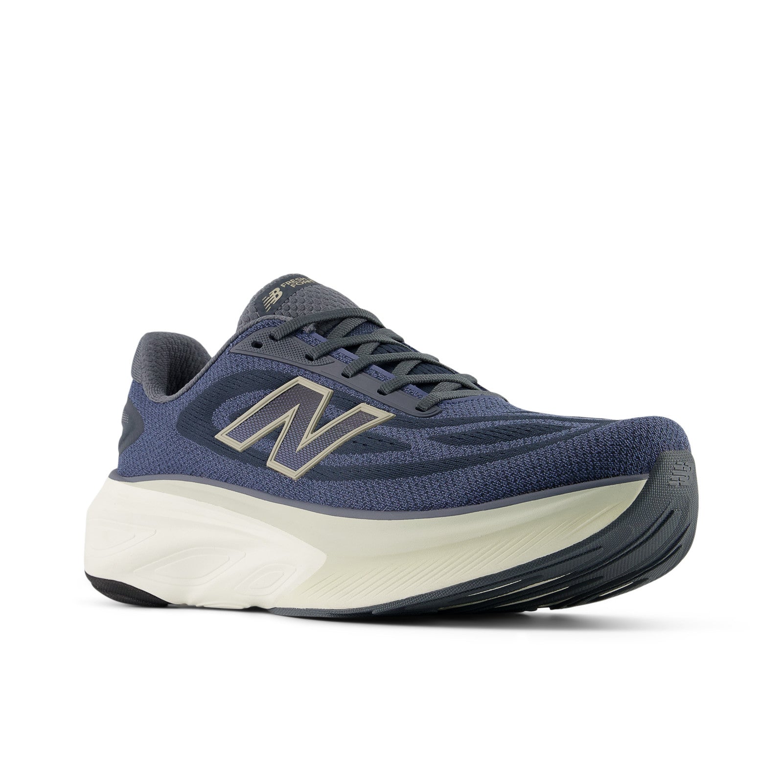 New Balance Men's Fresh Foam X More v6 in Graphite with Vintage Indigo and Shipyard
