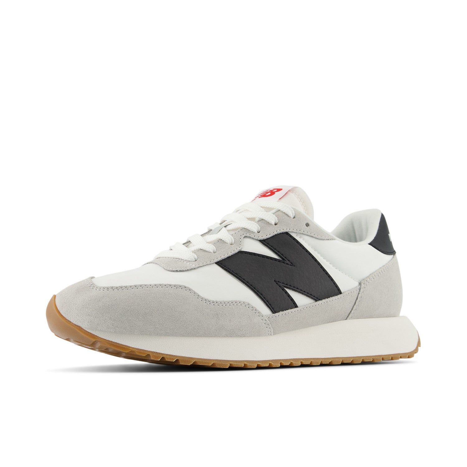 New Balance Men's 237 Shoes in White Grey Men's Footwear
