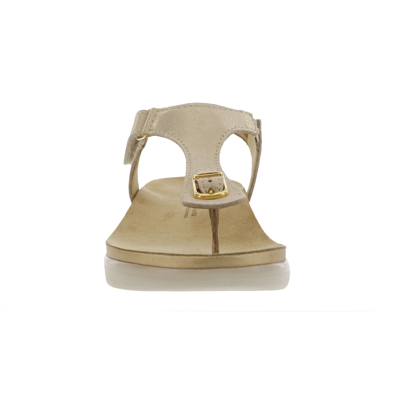 SAS Women's Marina T-Strap Sandal in Soft Gold