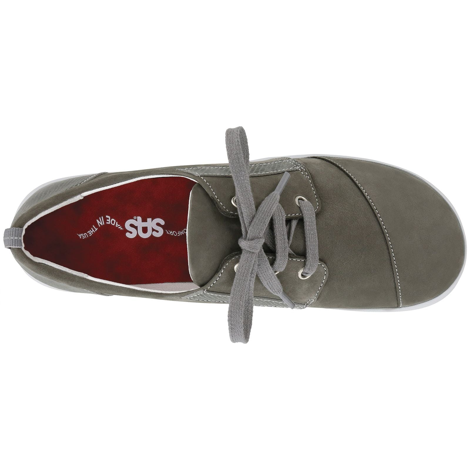 SAS Women's Marnie Lace Up Sneaker in Gris / Snake