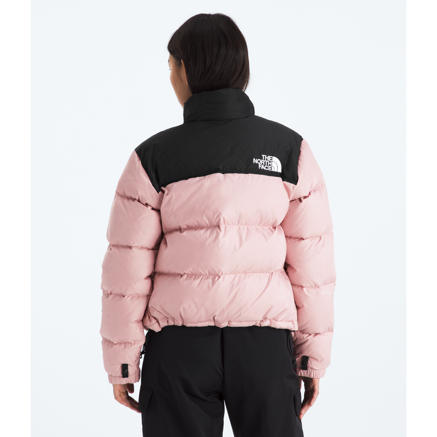 The North Face Women’s 1996 Retro Nuptse Jacket in Metal Pink/TNF Black