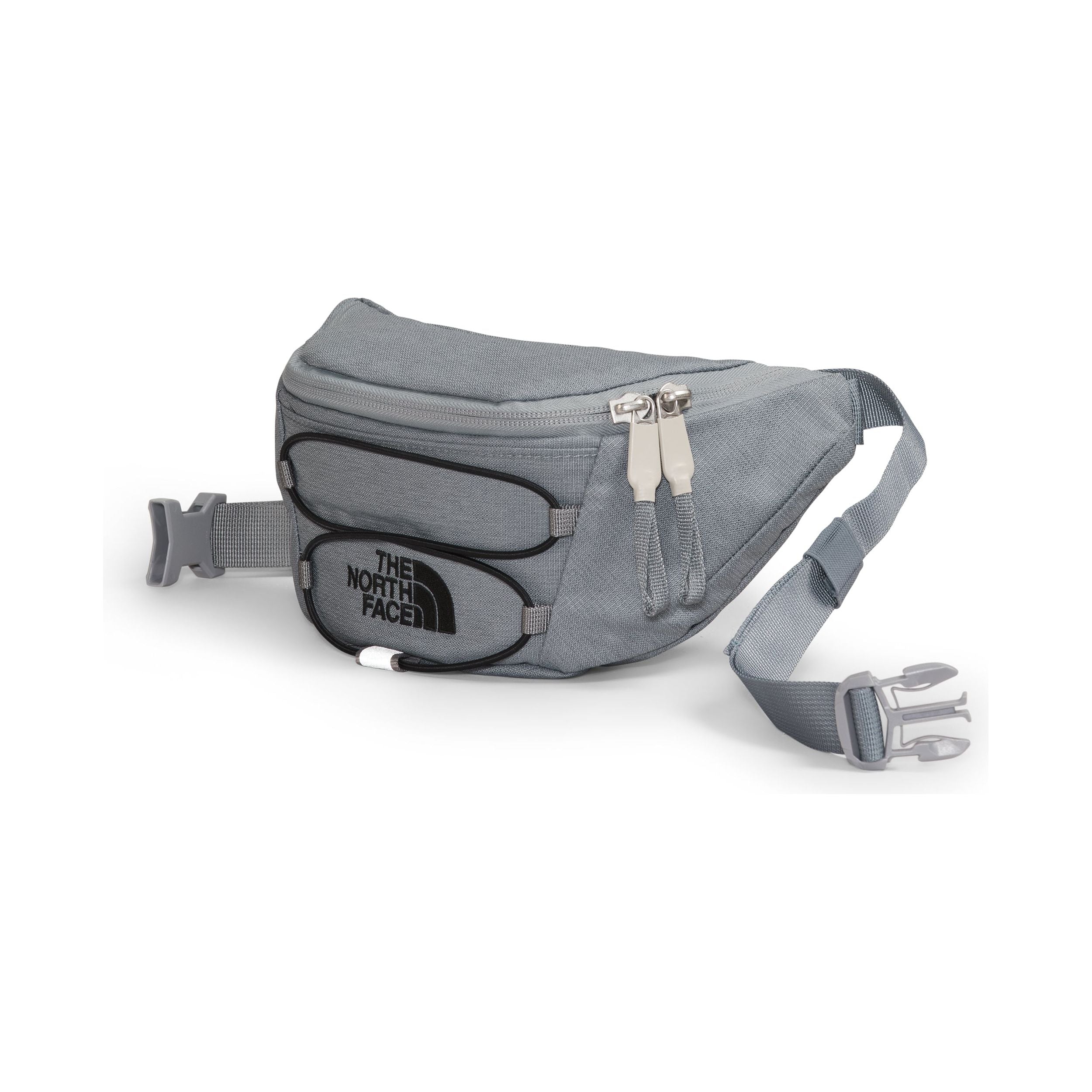 The North Face Jester Lumbar in Mid Grey Dark Heather Black Accessories