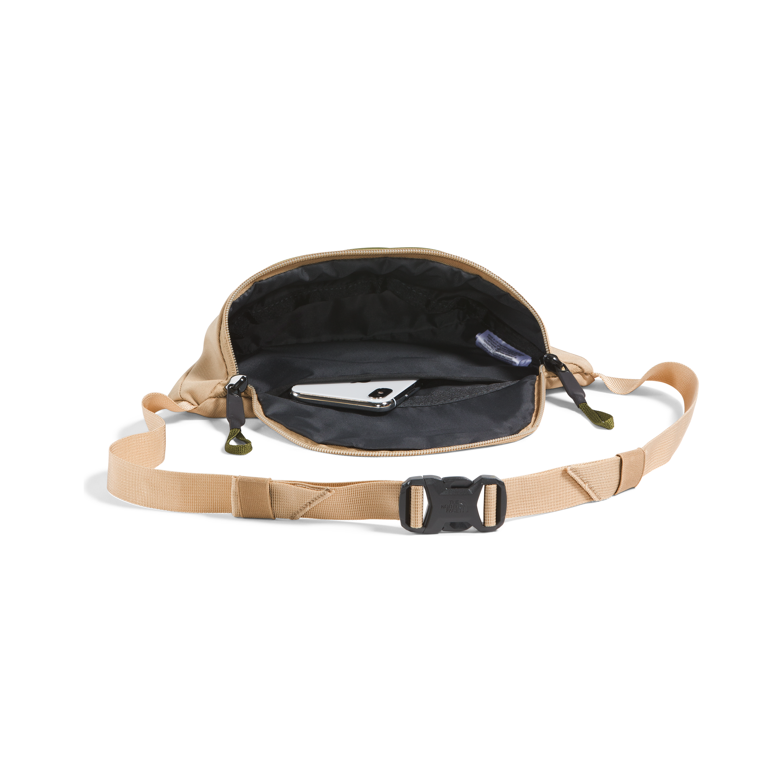 The North Face Jester Lumbar in Khaki Stone Forest Olive Accessories