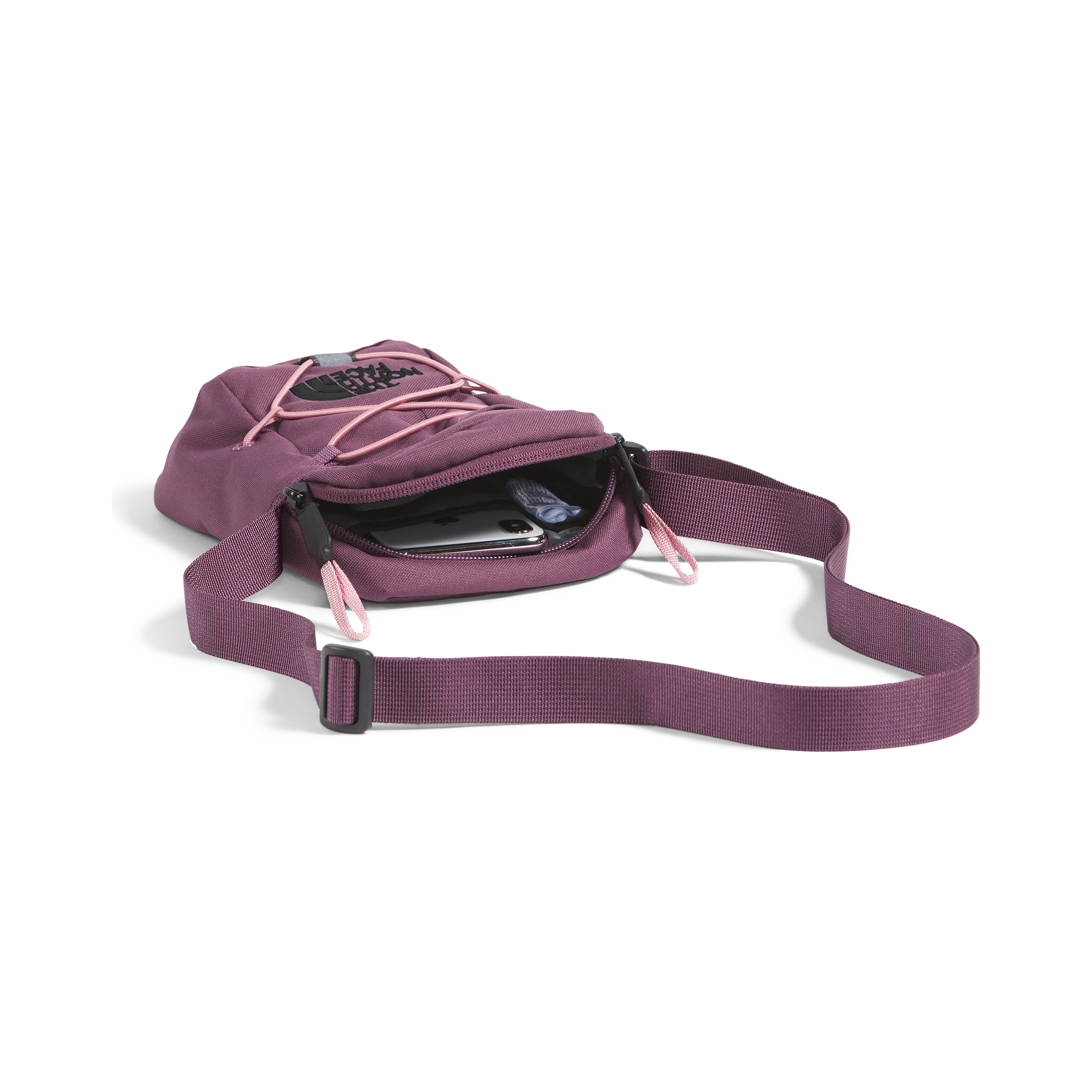 The North Face Jester Crossbody in Midnight Mauve Mauve Accessories