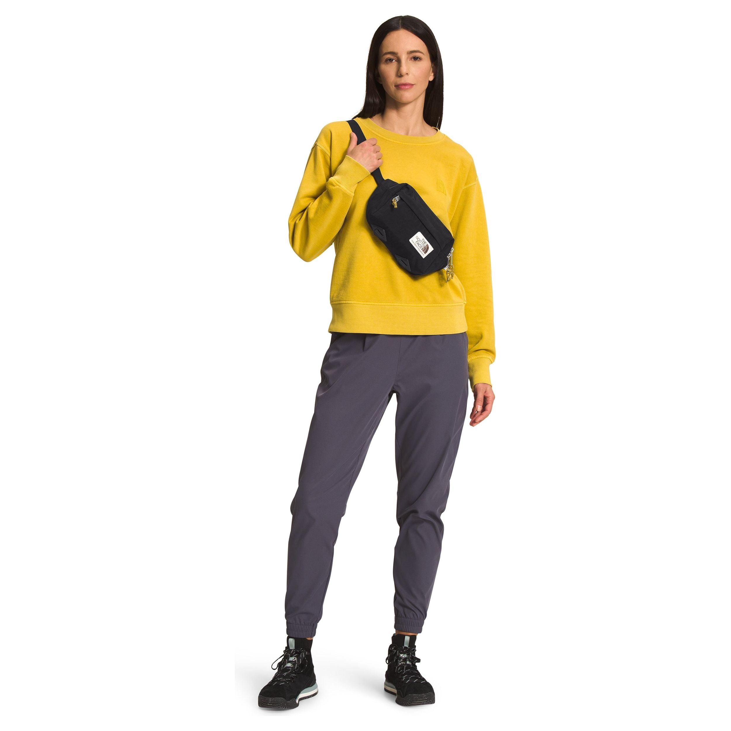 The North Face Berkeley Lumbar Pack in TNF Black Mineral Gold Accessories