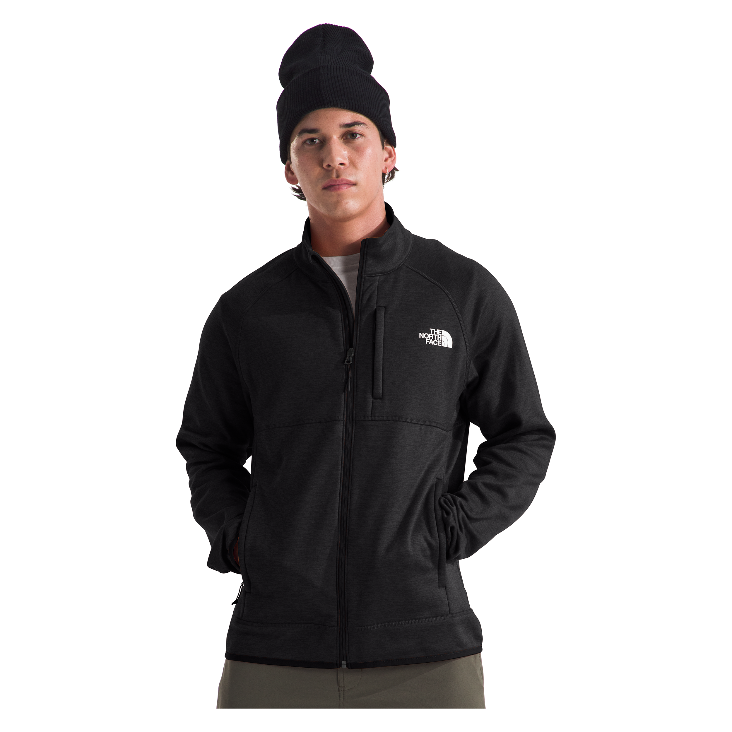 The North Face Men's Canyonlands Full Zip in TNF Black Coats & Jackets
