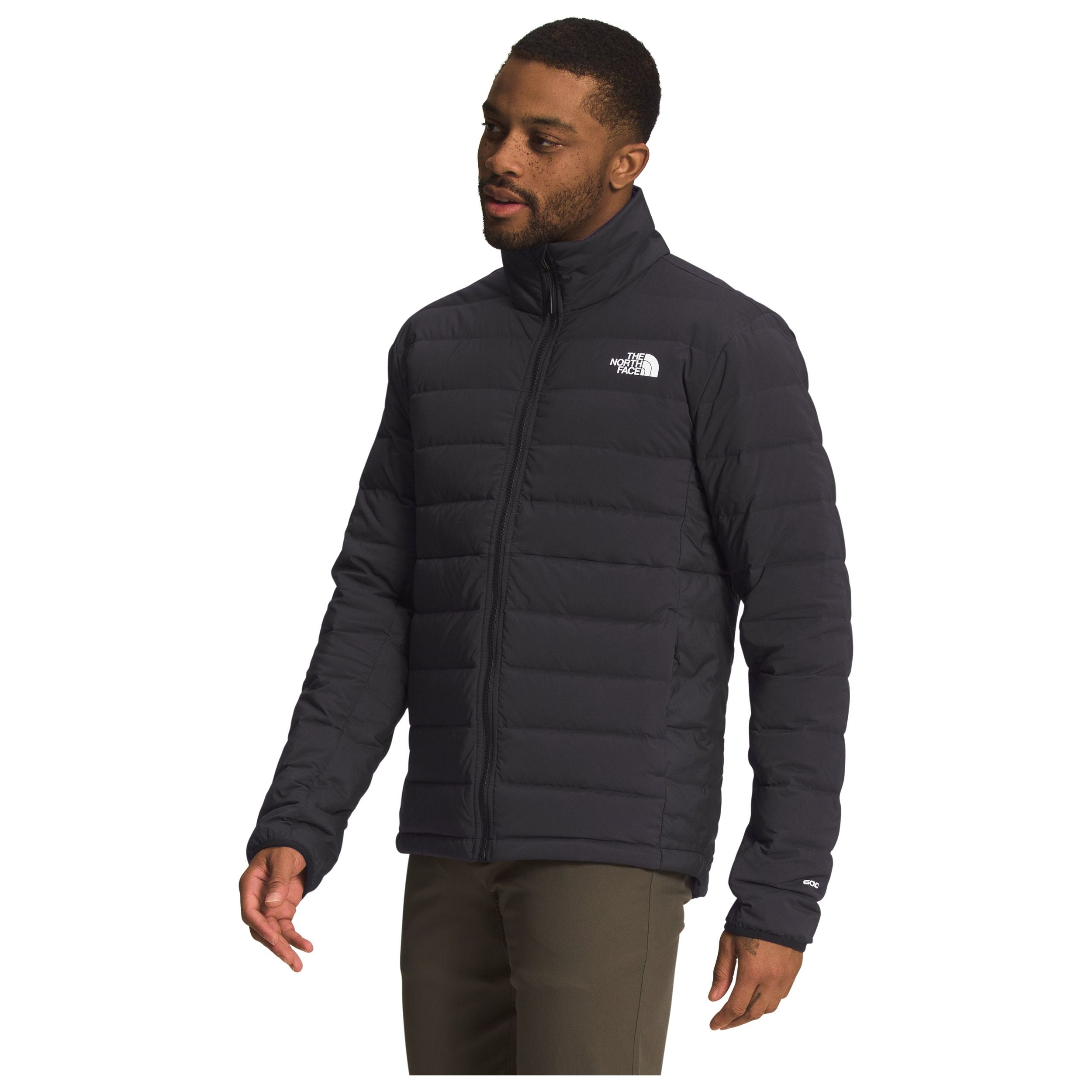 The North Face Men's Belleview Stretch Down Hoodie Jacket in Black Coats & Jackets