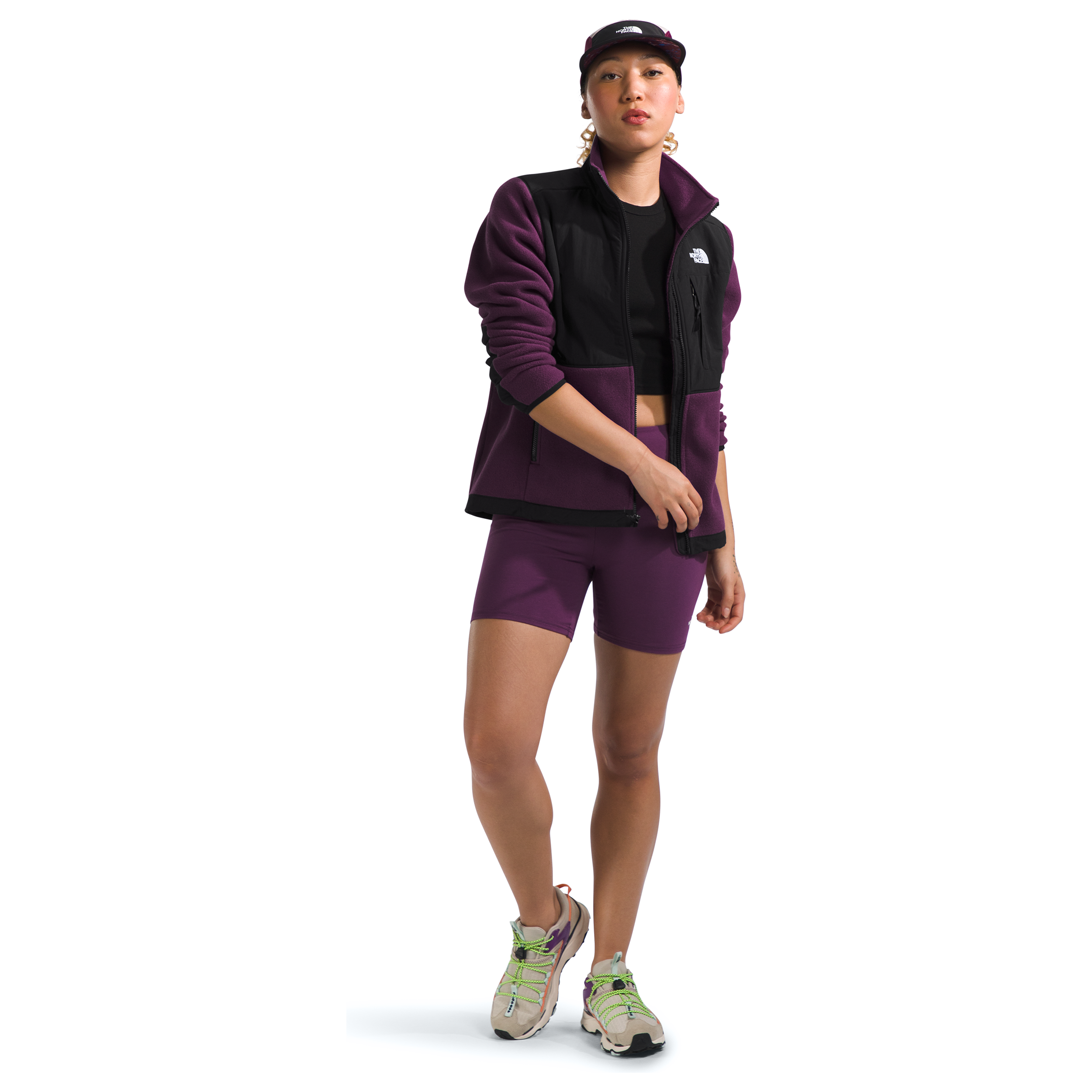 The North Face Women's Denali Jacket in Black Currant Purple Women's Apparel