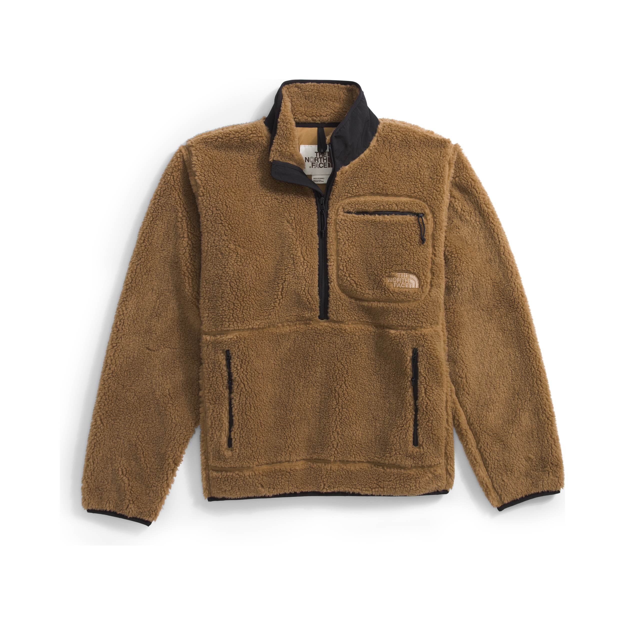 The North Face Men's Extreme Pile Pullover in TNF Black/Utility Brown Men's Apparel