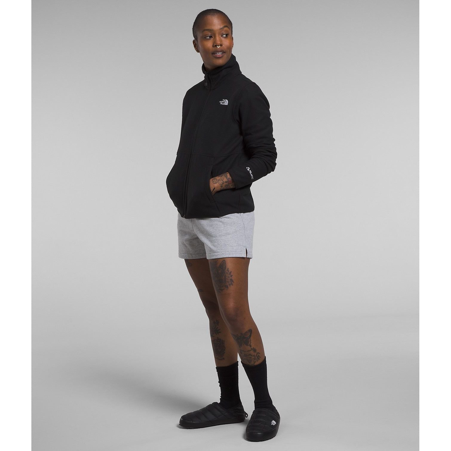 The North Face Women's Alpine Polartec® 100 Jacket in Black Women's Apparel