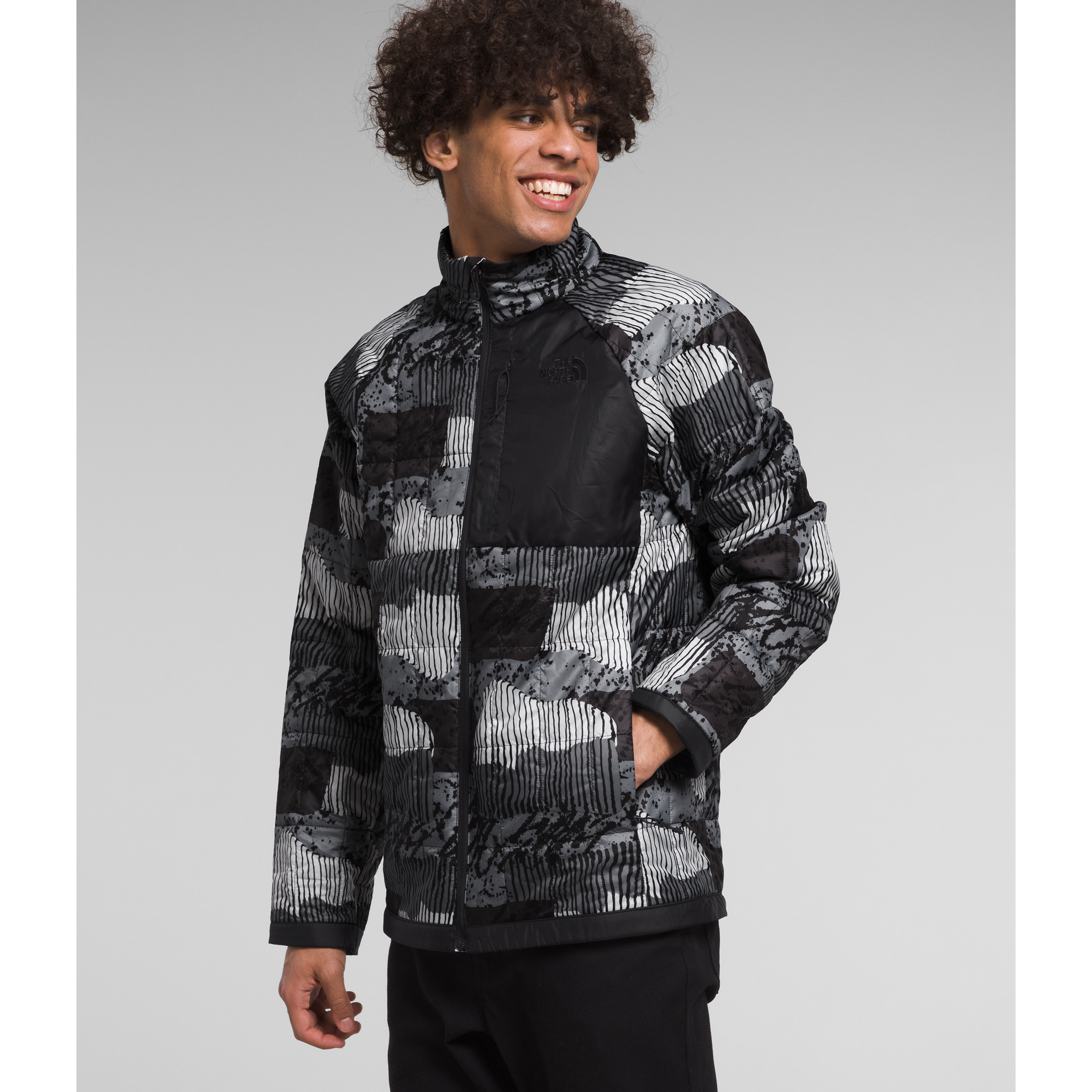 The North Face Men's Circaloft Jacket in Asphalt Grey/Abstract Yosemite Print Coats & Jackets