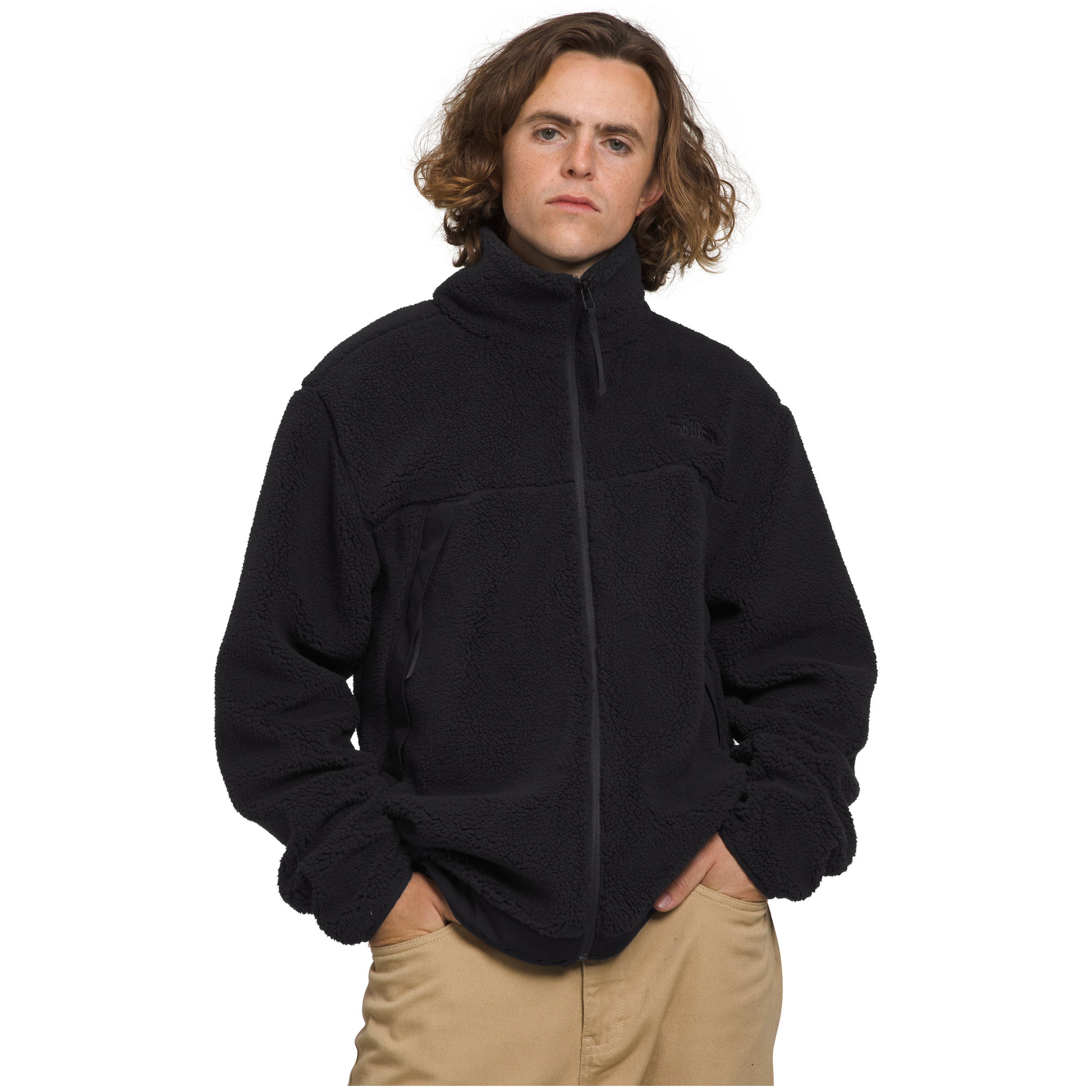 The North Face Men's Campshire Fleece Jacket in Black Men's Apparel