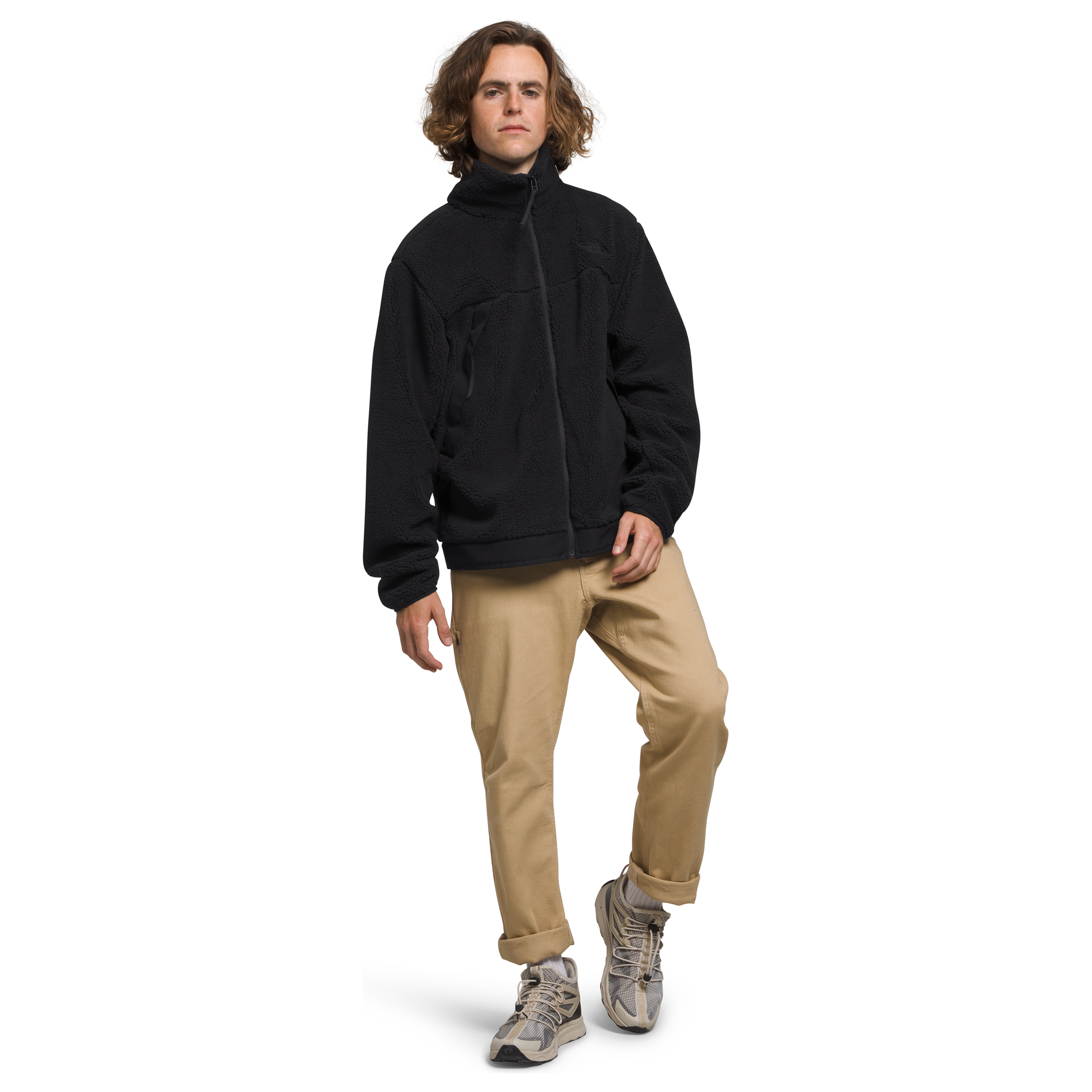 The North Face Men's Campshire Fleece Jacket in Black Men's Apparel