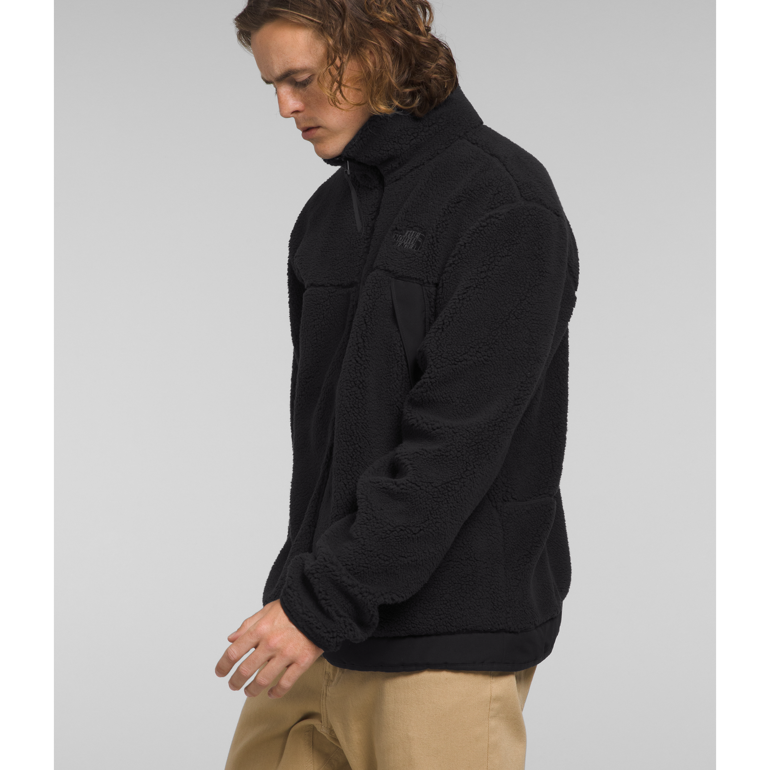 The North Face Men's Campshire Fleece Jacket in Black Men's Apparel