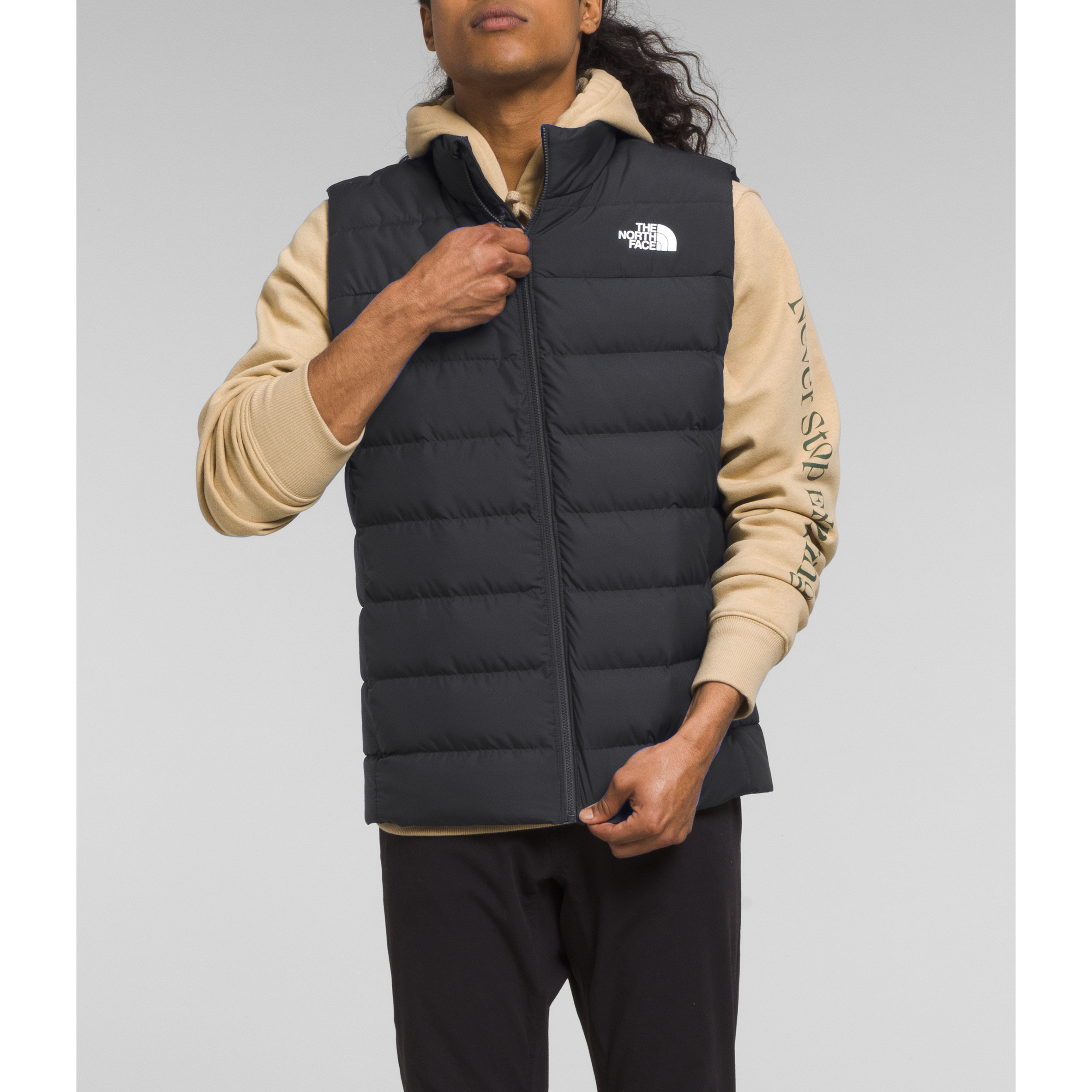 The North Face Men's Aconcagua 3 Vest in Asphalt Grey Coats & Jackets