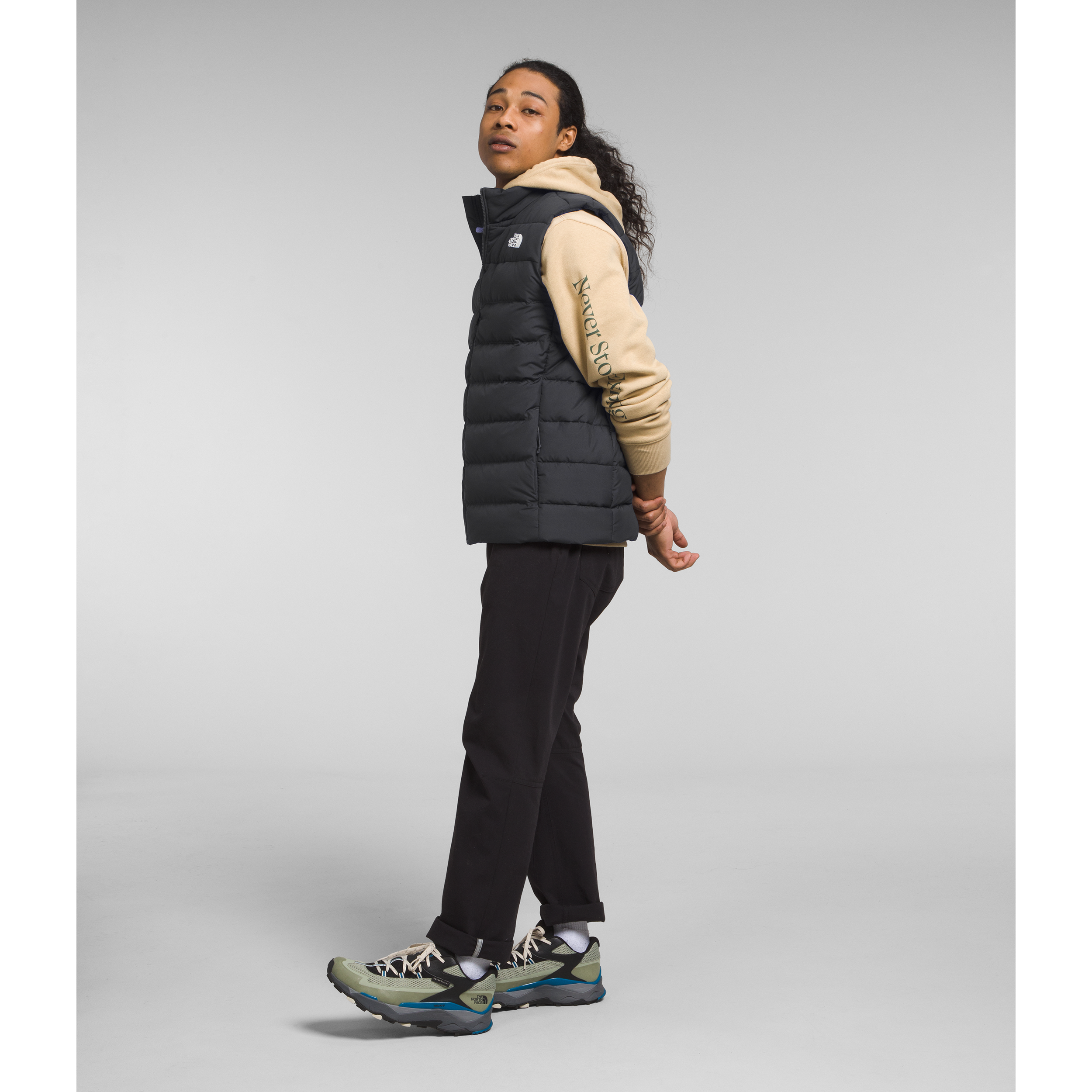 The North Face Men's Aconcagua 3 Vest in Asphalt Grey Coats & Jackets