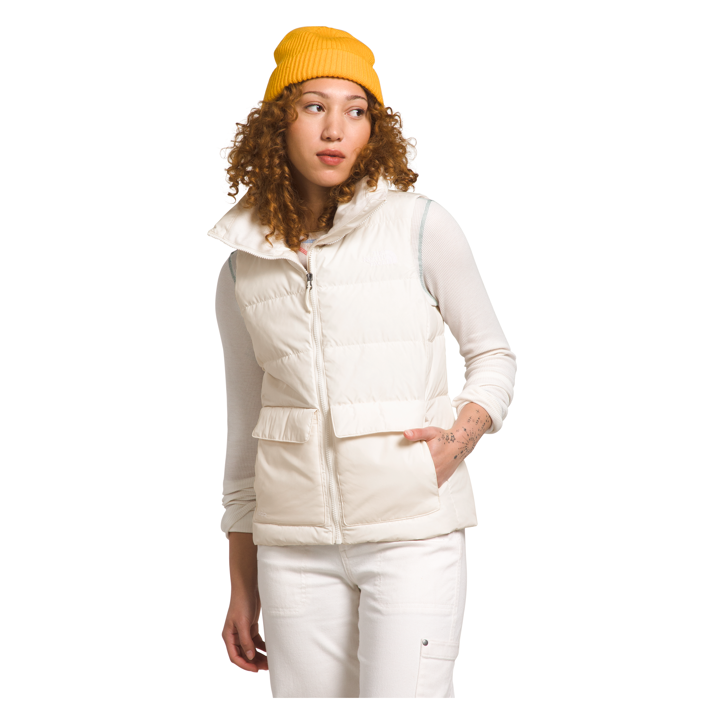 The North Face Women's Gotham Vest in Gardenia White Women's Apparel