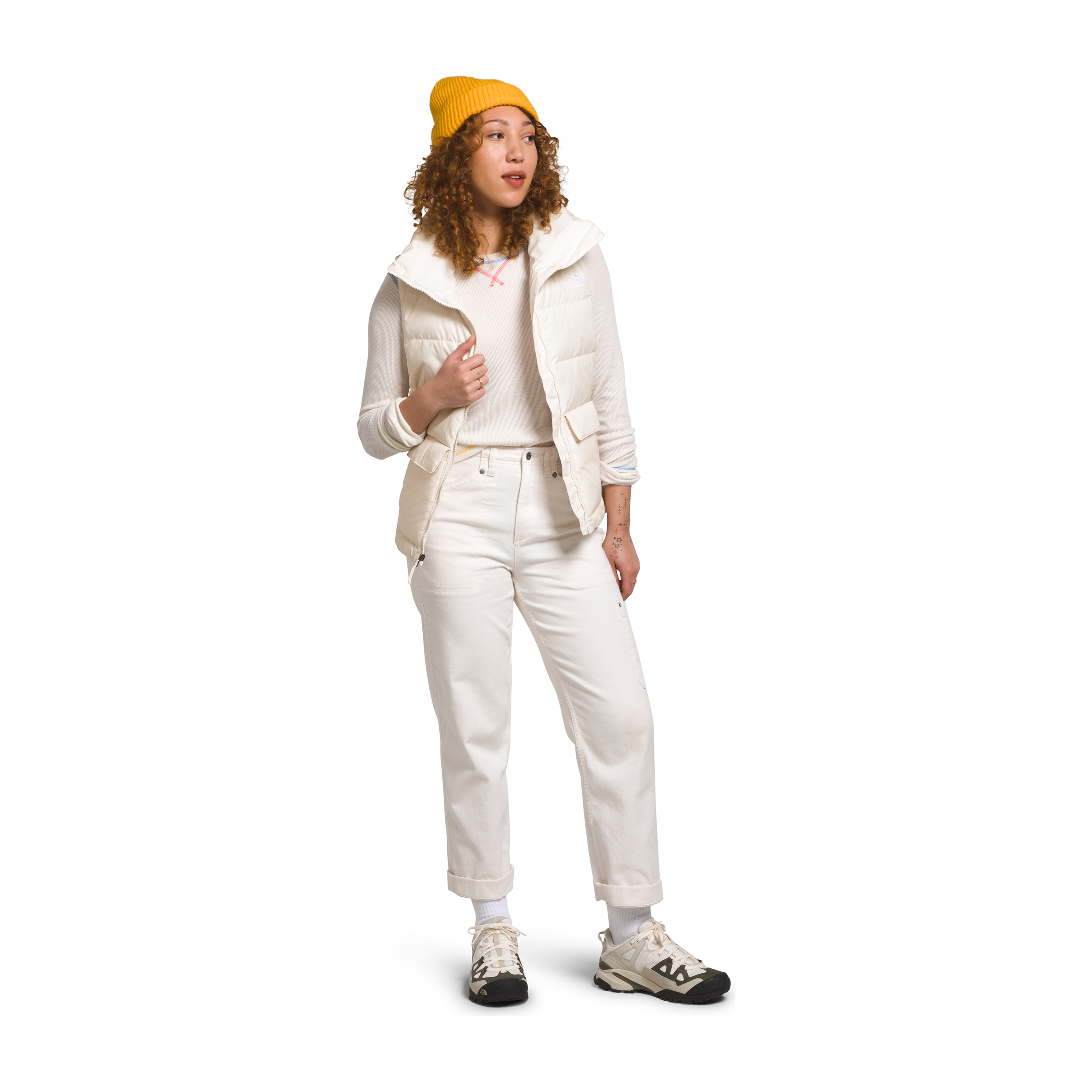 The North Face Women's Gotham Vest in Gardenia White Women's Apparel
