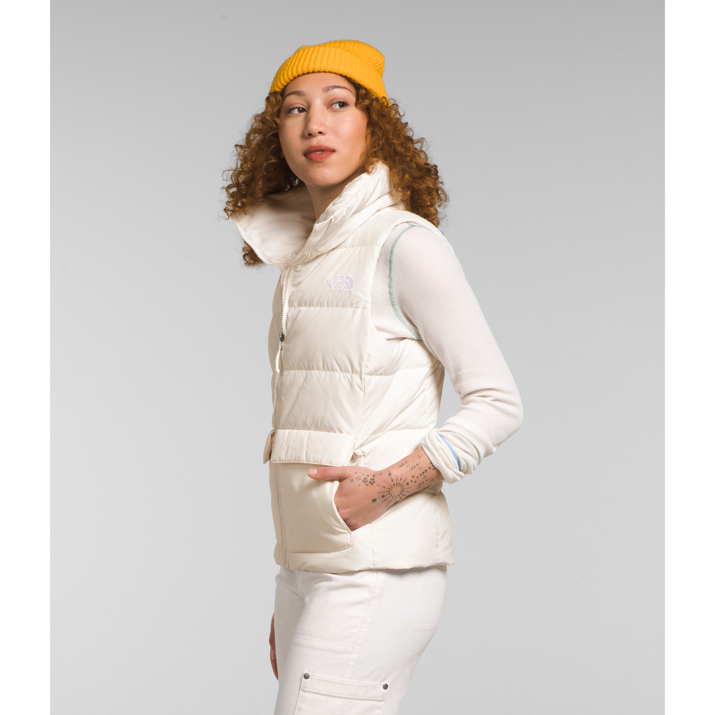 The North Face Women's Gotham Vest in Gardenia White Women's Apparel