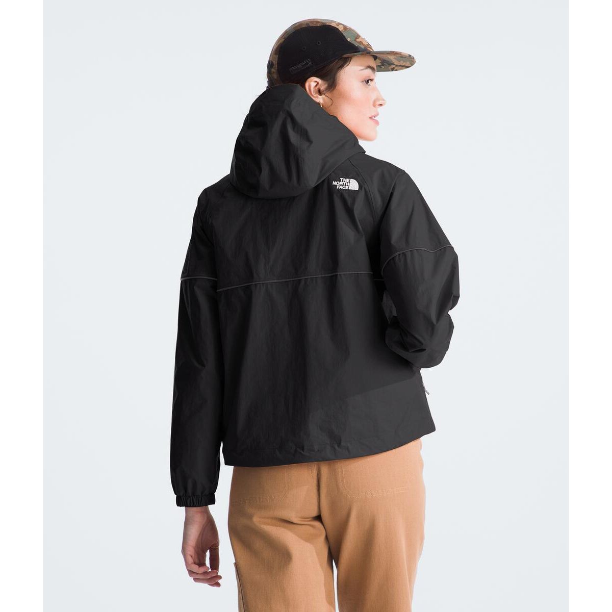 The North Face Women's Novelty Antora Rain Hoodie in TNF Black