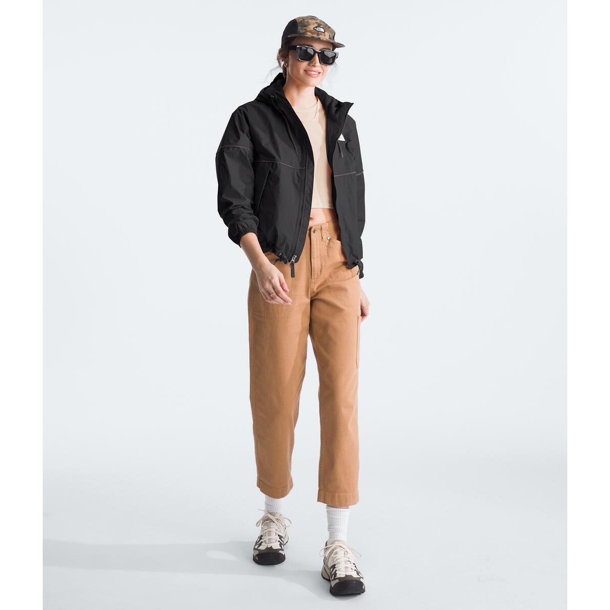 The North Face Women's Novelty Antora Rain Hoodie in TNF Black