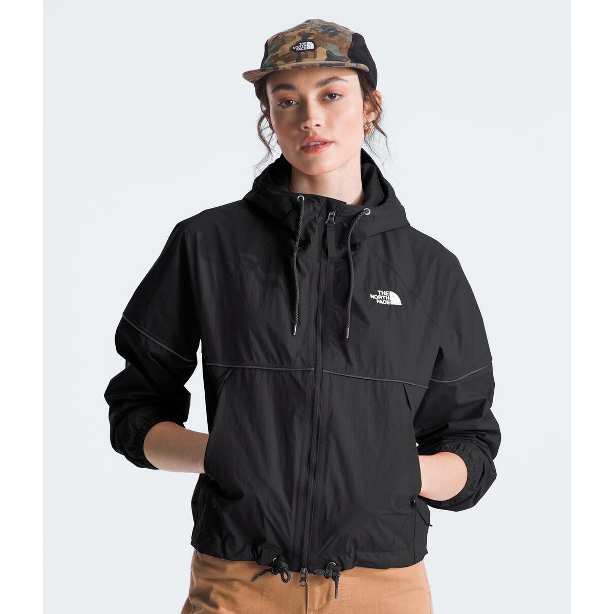 The North Face Women's Novelty Antora Rain Hoodie in TNF Black