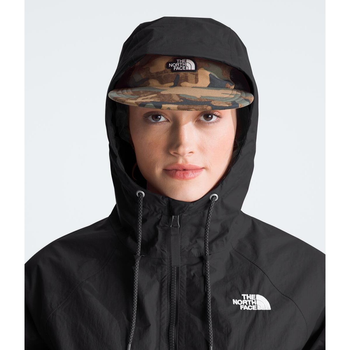 The North Face Women's Novelty Antora Rain Hoodie in TNF Black