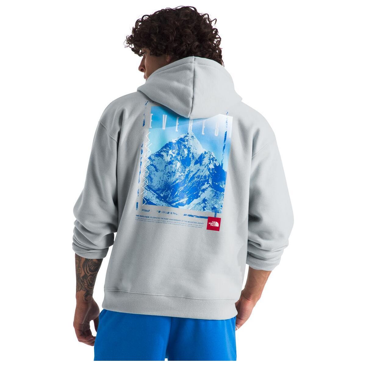 The North Face Men's Red Box Everest Heavyweight Hoodie-Footprint USA