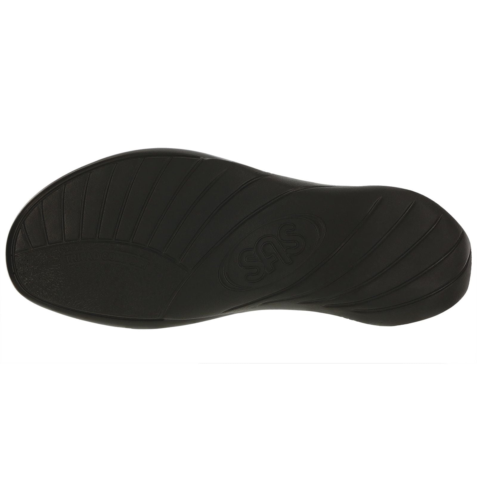SAS Women's Nudu Heel Strap Sandal in Black Larse