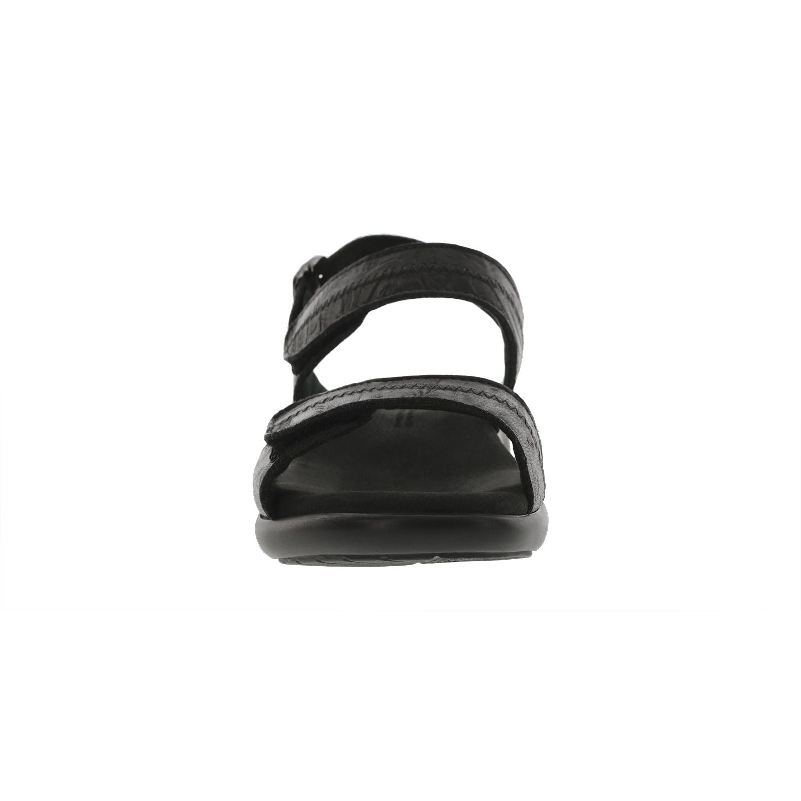 SAS Women's Nudu Heel Strap Sandal in Black Larse