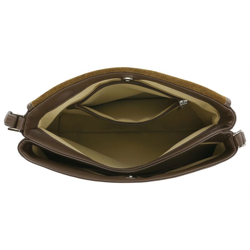SAS Olivia Shoulder Handbag in Espresso