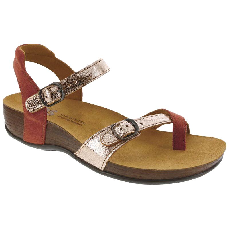 SAS Women's Pampa Toe Loop Sandal in Copper