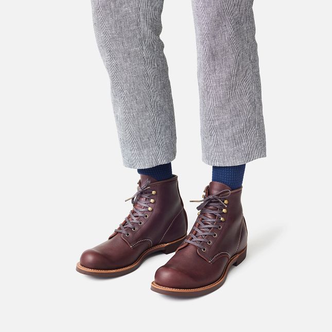 Red Wing Men's Blacksmith 6-Inch Boot in Briar Oil-Slick Leather